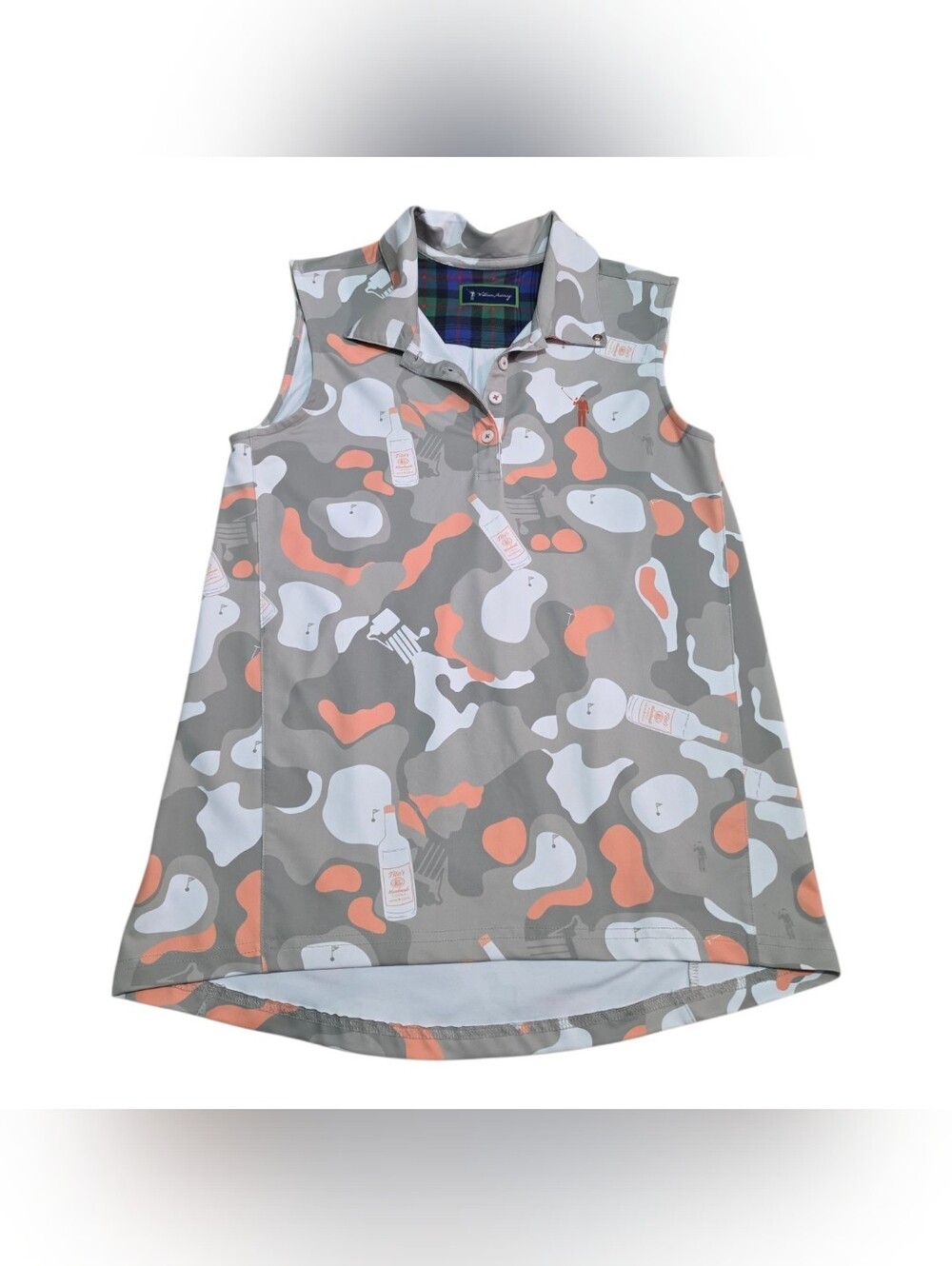 William Murray Titos Vodka Women's XS Sleeveless Golf Polo Shirt